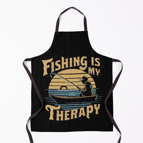 Item preview, Fishing is my therapy designed and sold by AIEverything.
