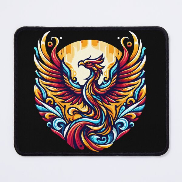 Item preview, Phoenix Rising: Abstract Artwork for Resilience and Renewal designed and sold by PandaTShirtShop.