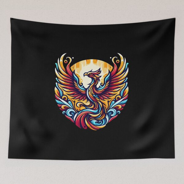 Item preview, Phoenix Rising: Abstract Artwork for Resilience and Renewal  designed and sold by PandaTShirtShop.