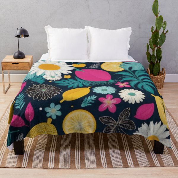 Item preview, RogerPattern - "Floral Harvest: Blooms and Fruits for Wardrobe & Home" designed and sold by RogerPattern.