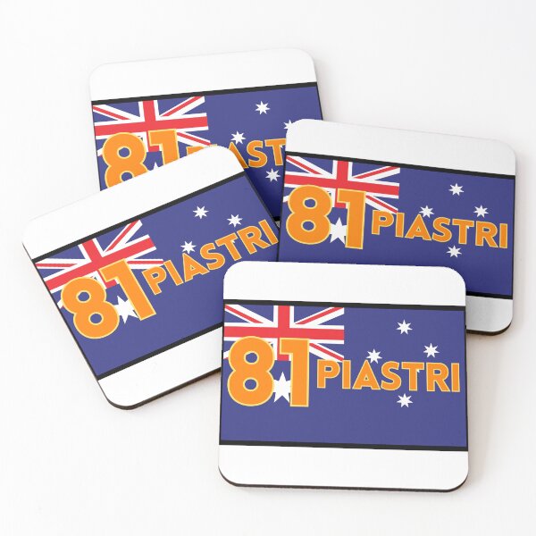 Aperçu de l'œuvre Oscar Piastri Logo du drapeau de l'Australie créée et vendue par archiewildsbull.