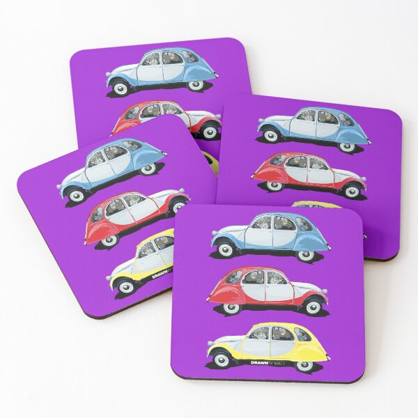 Item preview, 2CV Colourful Collection Drawing designed and sold by DrawnByMatt.