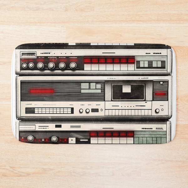 Item preview, Retro HI-FI Stereo System designed and sold by Synthwave Poem.