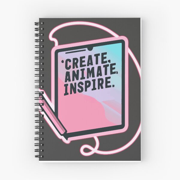 Item preview, Create Animate Inspire - Digital Artist's Motto designed and sold by NiftyWrx.