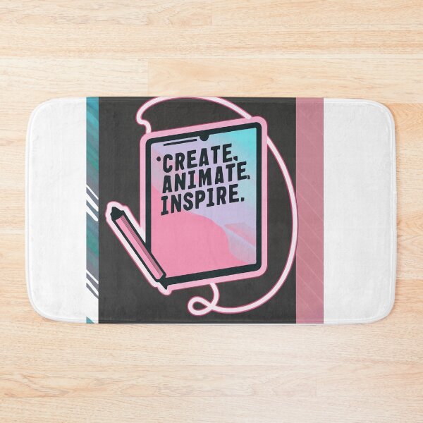 Item preview, Create Animate Inspire - Digital Artist's Motto designed and sold by NiftyWrx.