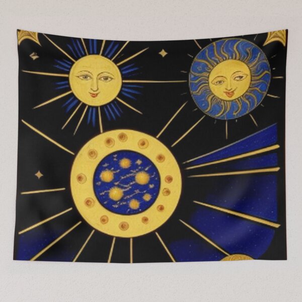 Item preview, Classic Vintage Suns Moons Stars  designed and sold by TheDarkWardrobe.