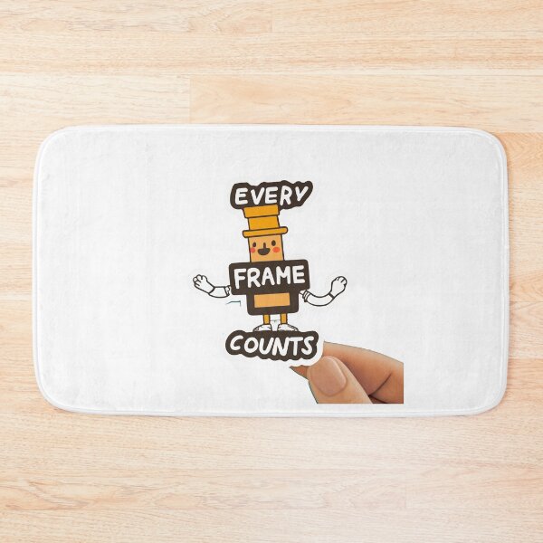 Item preview, Every Frame Counts - Animator's Minimalist Design designed and sold by NiftyWrx.