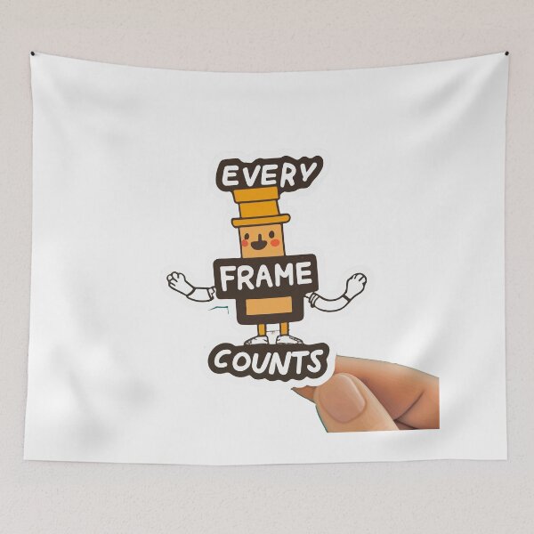 Item preview, Every Frame Counts - Animator's Minimalist Design designed and sold by NiftyWrx.
