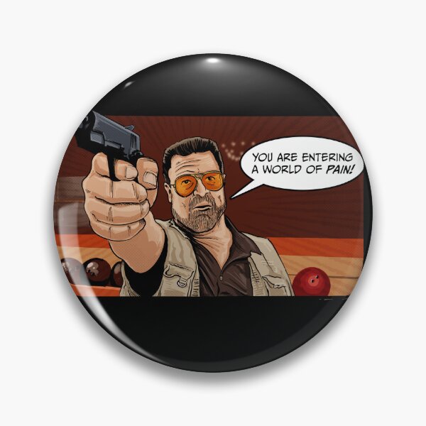 Artikelvorschau, Eine Welt voller Schmerz – The Big Lebowski entworfen und verkauft von SibPop.