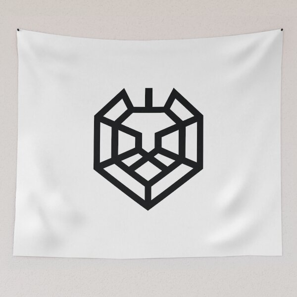 Item preview, Lion face line drawing design designed and sold by YourChoiceArt.