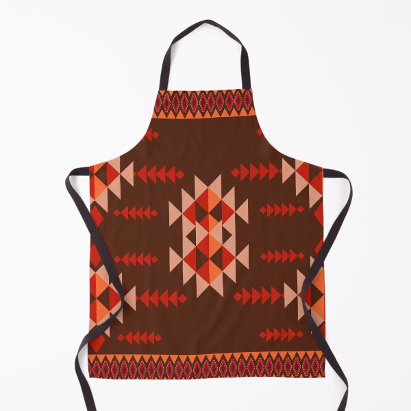 Item preview, Southwestern Navajo patterns featuring triangles, zigzags, diamonds and stepped motifs characteristic of traditional Southwestern Native American tribal for textiles and decor fashion and product designed and sold by ploen kongsuwan.