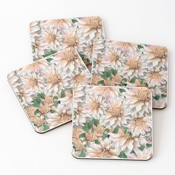 Item preview, Peachy dahlias designed and sold by ABEBERMANCHUTE.