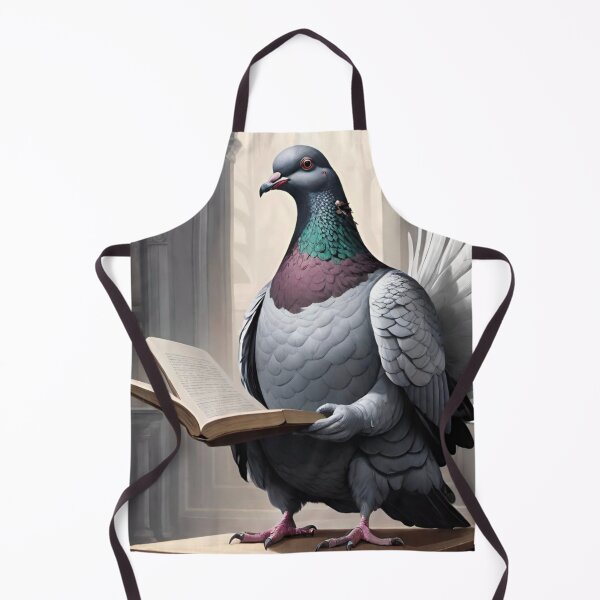Item preview, Literary Pigeon: Avian Scholar designed and sold by GrizzlyCollective.
