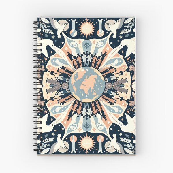 Item preview, Harmony & Peace Earth Mandala Art designed and sold by FarBeyound.