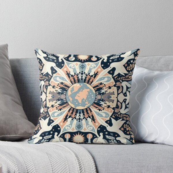 Item preview, Harmony & Peace Earth Mandala Art designed and sold by FarBeyound.