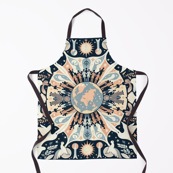 Item preview, Harmony & Peace Earth Mandala Art designed and sold by FarBeyound.