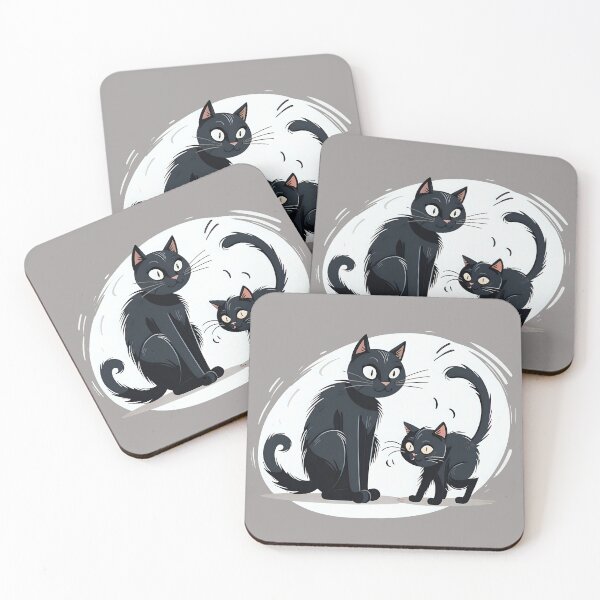 Item preview, Cats in the Dark Dance designed and sold by agaksiazek.