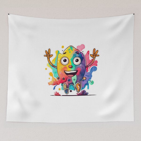 Item preview, Vibrant Watercolor Animation Character designed and sold by NiftyWrx.