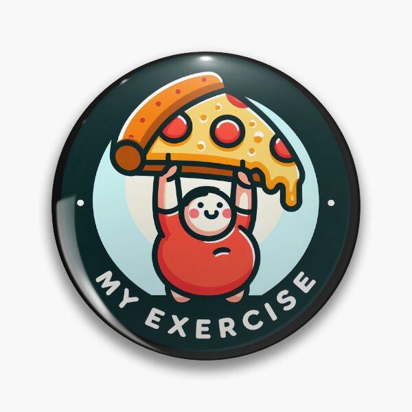 Item preview, Fat man and Pizza - High Resolution Illustration designed and sold by hello-ib.