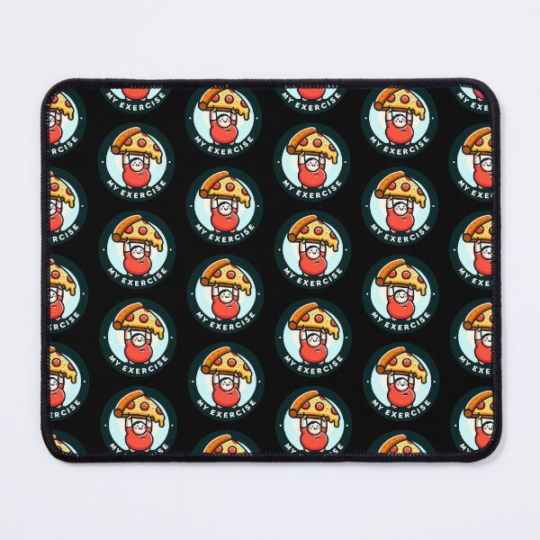 Item preview, Fat man and Pizza - High Resolution Illustration designed and sold by hello-ib.