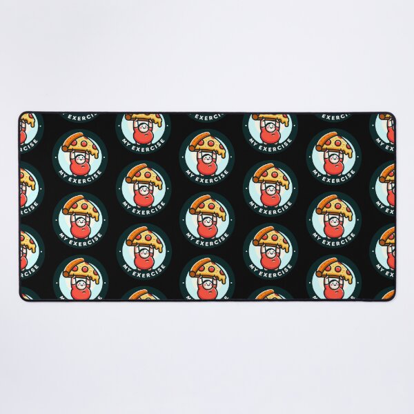 Item preview, Fat man and Pizza - High Resolution Illustration designed and sold by hello-ib.