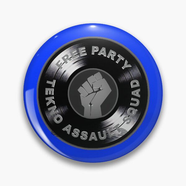 Artikelvorschau, Tekno Assault Squad – kostenloses Party-Vinyl-Emblem entworfen und verkauft von leyfinder.