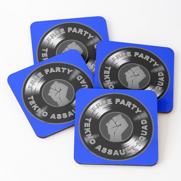 Artikelvorschau, Tekno Assault Squad – kostenloses Party-Vinyl-Emblem entworfen und verkauft von leyfinder.