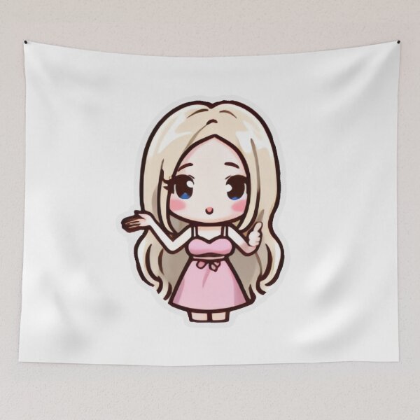 Item preview, Cute girl POWERFULLY GIF designed and sold by ClothingSmile.