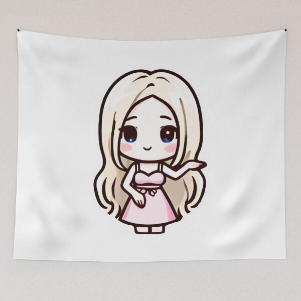 Item preview, Cute girl POWERFULLY GIF designed and sold by ClothingSmile.