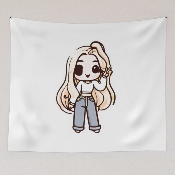 Item preview, Cute girl POWERFULLY GIF designed and sold by ClothingSmile.