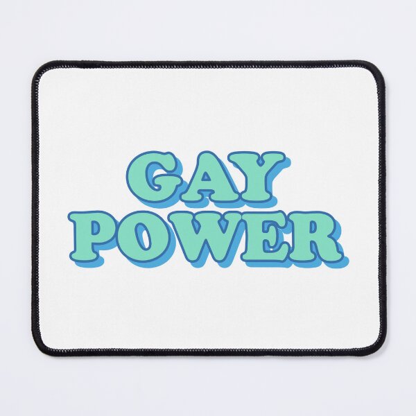 Item preview, gay power designed and sold by wordswithfonts.