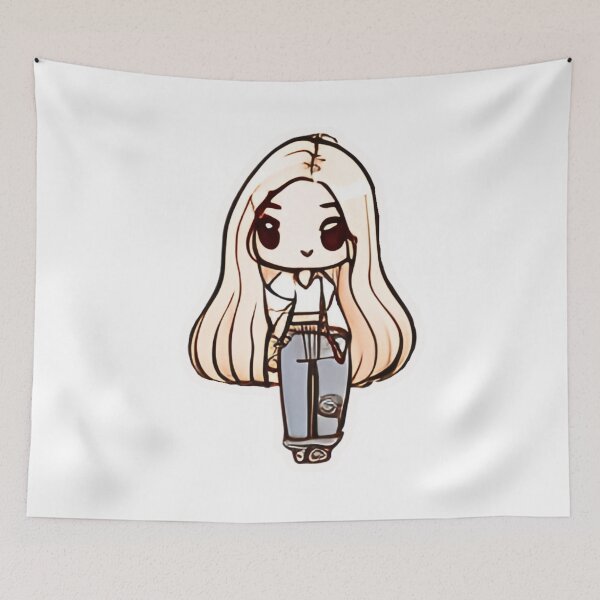 Item preview, Cute girl POWERFULLY GIF designed and sold by ClothingSmile.