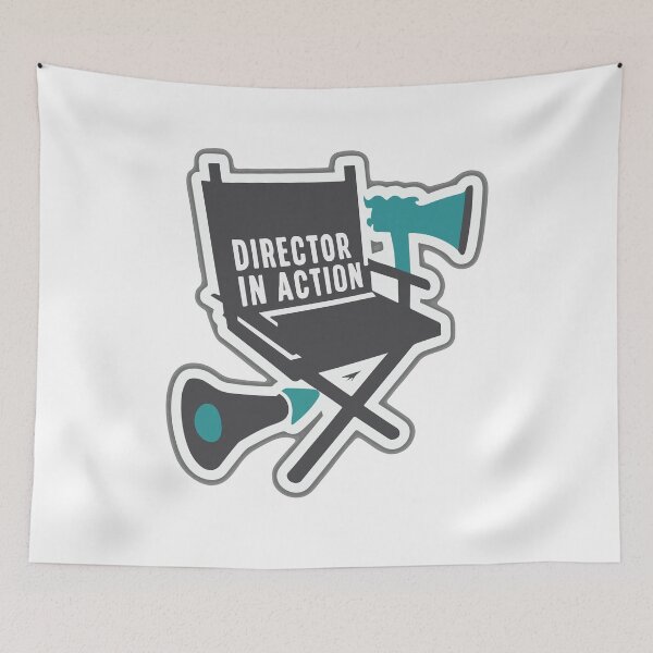 Item preview, Director in Action - Modern Filmmaker Silhouette designed and sold by NiftyWrx.