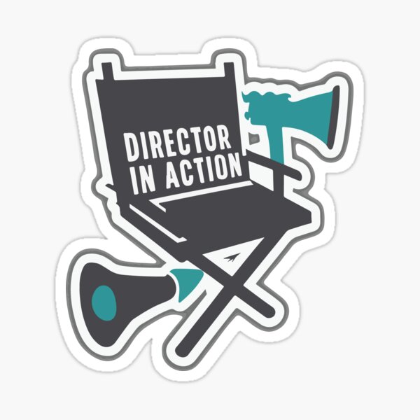 Item preview, Director in Action - Modern Filmmaker Silhouette designed and sold by NiftyWrx.
