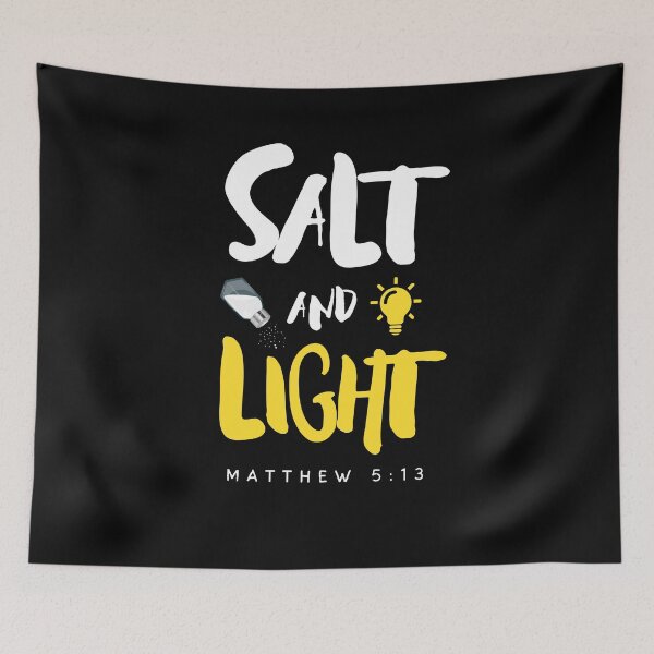 Item preview, Salt & Light - Bible Verses Matthew 5:13 designed and sold by LekaDesignShop.