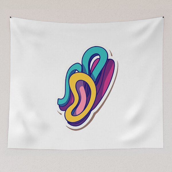 Item preview, Colorful Motion Path Abstract Art designed and sold by NiftyWrx.