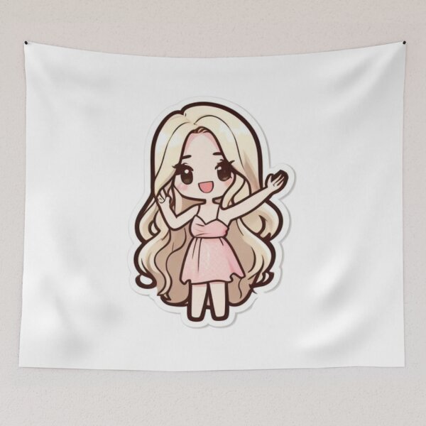 Item preview, Cute girl POWERFULLY GIF designed and sold by ClothingSmile.