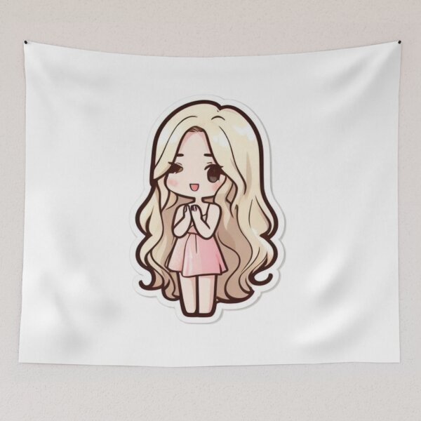 Item preview, Cute girl POWERFULLY GIF designed and sold by ClothingSmile.