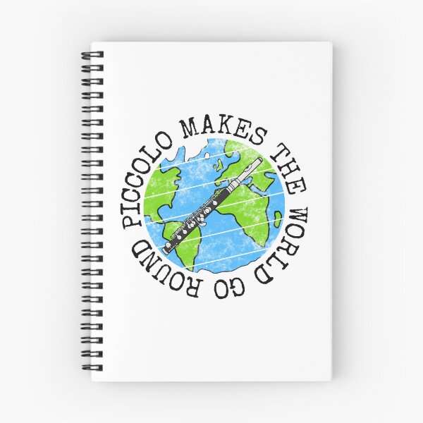 Item preview, Piccolo Makes The World Go Round, Piccoloist Earth Day designed and sold by doodlerob.