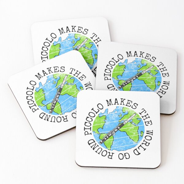 Item preview, Piccolo Makes The World Go Round, Piccoloist Earth Day designed and sold by doodlerob.