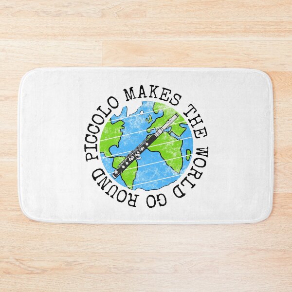 Item preview, Piccolo Makes The World Go Round, Piccoloist Earth Day designed and sold by doodlerob.