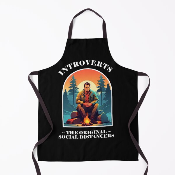 Item preview, Introvert - Camping - Social Distancing Colorful Graphic for T-Shirts and other items. designed and sold by WhiteGothic.