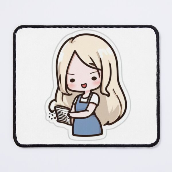 Item preview, Cute girl POWERFULLY GIF designed and sold by ClothingSmile.