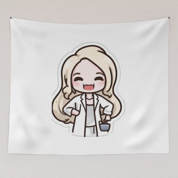 Item preview,  Cute girl POWERFULLY GIF designed and sold by ClothingSmile.