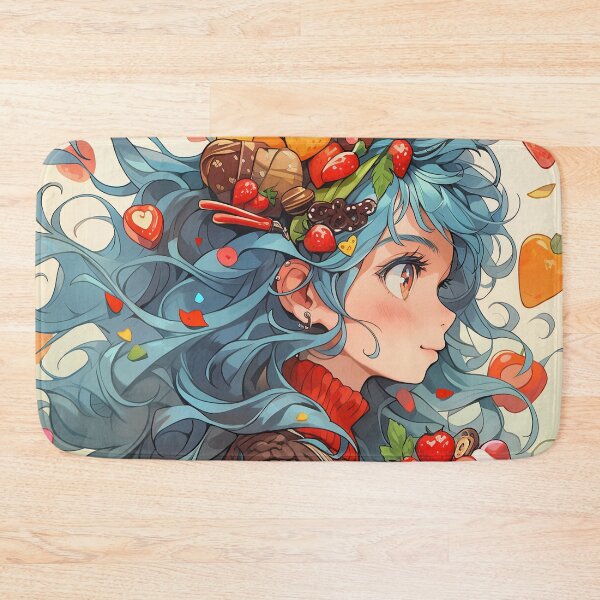 Item preview, Gourmet Lush Fruit Anime Girl designed and sold by bubblegoth.