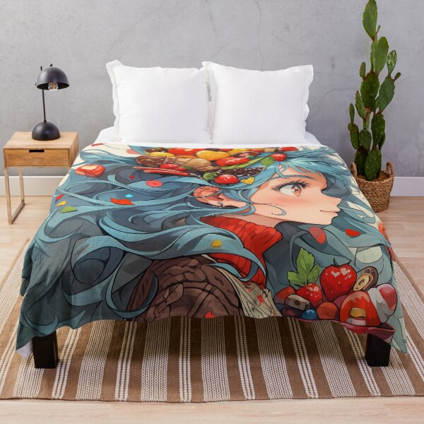 Item preview, Gourmet Lush Fruit Anime Girl designed and sold by bubblegoth.