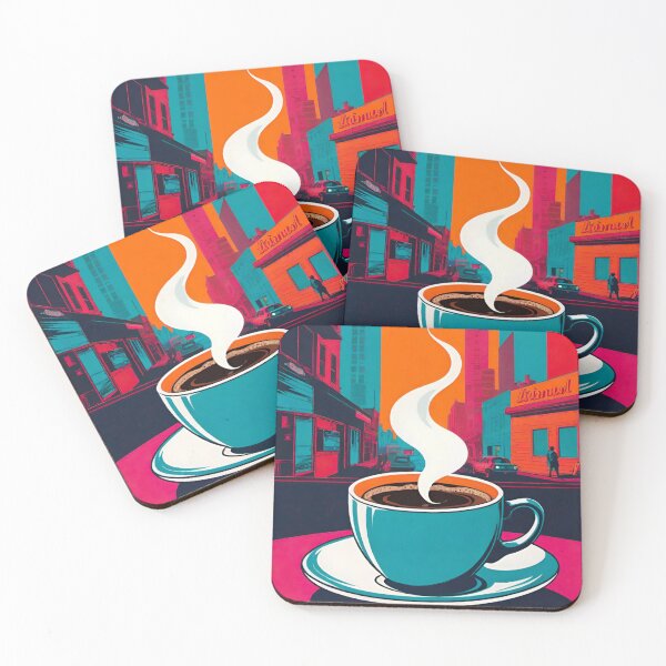 Item preview, Urban Brew: Colorful Coffee Delight in NYC designed and sold by GrizzlyCollective.