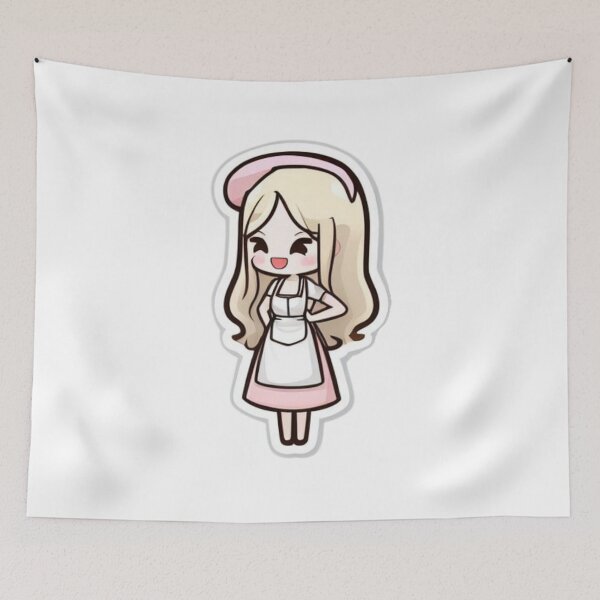 Item preview, Cute girl POWERFULLY GIF designed and sold by ClothingSmile.