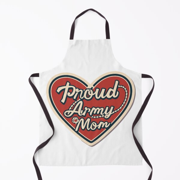 Item preview, Proud Army Mom Heart & Dog Tags Minimalist Design designed and sold by NiftyWrx.