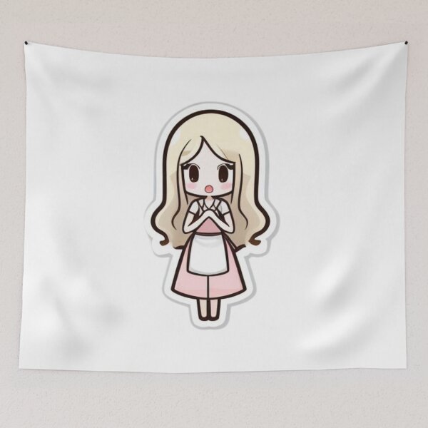 Item preview, Cute girl POWERFULLY GIF designed and sold by ClothingSmile.